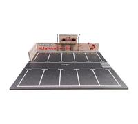 ZYIHNIRB Car Parking Lot Model Kit, Mini Parking Station Set, DIY Architecture, PVC, Acrylic, PP, Suitable for Hobby, Collection, Photography, Exhibition, Style C