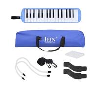 ZYIHNIRB Children's Harmonica with Case. Easy to Use. Complete Set. Portable. Easy-to-play Musical Keyboard. Ideal for Friends And Beginners, blue