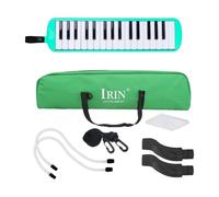ZYIHNIRB Children's Harmonica with Case. Easy to Use. Complete Set. Portable. Easy-to-play Musical Keyboard. Ideal for Friends And Beginners, green