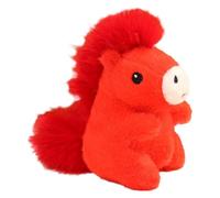 ZYIHNIRB Chinese Horse Doll Stuffed Animal Figurine Sculpture Cartoon Soft And Cuddly Suitable for Gift Giving Home Decoration Living, Red