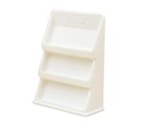 ZYIHNIRB Dollhouse Bookshelf Model Mini Book with Realistic PP Structure for Use in Architecture Displays Crafts Animation And Plans, white