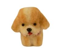 ZYIHNIRB Dollhouse Miniature Dog Doll with Pet Model Puppy Craft Decorative Accessory Made of Flexible Iron Wire And, style A