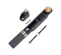 ZYIHNIRB Electric Guitar Bridge Without Headstock with Split Saddle Replacement Accessories Made of Zinc Alloy And Brass Compatible with Luthiers YM, Black