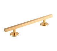 ZYIHNIRB Fingerboards Square Rail Solid Aluminum Alloy Metal Deck Ramp Professional Rail Training Accessories Mini Construction Stable Foundation Suitable for, Gold