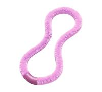 ZYIHNIRB Fitness Exercise Circle Abdominal Training Tool Flexible Spring Covered in Fleece Portable Suitable for Home Use, Purple