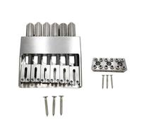 ZYIHNIRB Headless Guitar Bridge, Fixed Bridge Saddle, Adjustment Wrench for