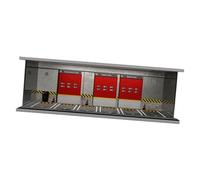 ZYIHNIRB Model Car Display Showcase Organizer Box Diorama Ornament Micro Landscape LED Illuminated Acrylic Storage Box Suitable for Collections, Style H