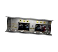 ZYIHNIRB Model Car Display Showcase Organizer Box Diorama Ornament Micro Landscape LED Illuminated Acrylic Storage Box Suitable for Collections, Style F