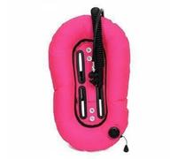 ZYIHNIRB Nylon Diving Vest Backmount Technical Wing Harness Flexible Mountings 4 Inch Slots Suited for Professional Divers Cold Water Challenges, Fluorescent Pink