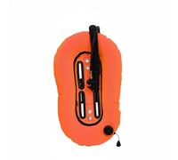 ZYIHNIRB Nylon Diving Vest Backmount Technical Wing Harness Flexible Mountings 4 Inch Slots Suited for Professional Divers Cold Water Challenges, Fluorescent Orange