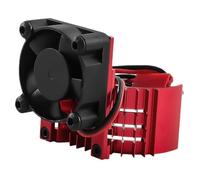 ZYIHNIRB RC Motor Cooling Fan Heatsink Direct Replacement Reliable Performance Aluminum Alloy Suitable for Remote Control Car, Red