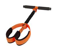 ZYIHNIRB Resistance Bands with Handles, Pull Rope, Ankle Band, Elastic Band with Pedal for Abdominal and Arm Exercises, Muscle Building, Orange