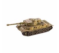 ZYIHNIRB Tank Figurine Armored Vehicle Model Toy with Movable and Faithful Detailing suitable for educational settings collectors office decoration, 80 Tigerp Tri-camo