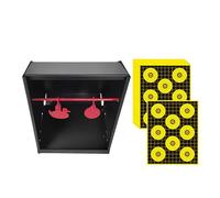 ZYIHNIRB Target Box with 20 Paper - Ideal for Daily Training in The Garden, Indoors And Outdoors, 8 Circles