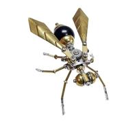 ZYIHNIRB Three-Dimensional Mechanical Bee Puzzle 3D Metal Construction Kit Creative Educational Decoration to Assemble By Hand Suitable for Collection, Style D