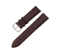 zyimodl 12-22mm Colorful Lychee Grain Soft & Skin-friendly Cowhide Leather Watch Strap for Quartz Watches, 12mm
