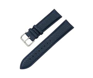 zyimodl 12-22mm Colorful Lychee Grain Soft & Skin-friendly Cowhide Leather Watch Strap for Quartz Watches, 16mm