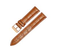zyimodl 12-24mm Classic Design Breathable & Skin-friendly Cowhide Watch Strap with Installation Tool, 18mm