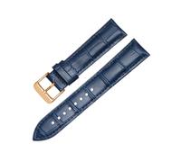 zyimodl 12-24mm Classic Design Breathable & Skin-friendly Cowhide Watch Strap with Installation Tool, 22mm