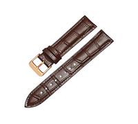 zyimodl 12-24mm Classic Design Breathable & Skin-friendly Cowhide Watch Strap with Installation Tool, 22mm