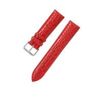 zyimodl 12-24mm Colorful Crocodile Grain Soft & Flexible Leather Strap with Installation Tool, 18mm
