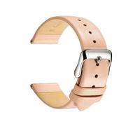 zyimodl 12-24mm Simple Style Slim Skin-friendly Cowhide Leather Strap for Quartz Watches, 18mm