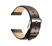 zyimodl 12-24mm Simple Style Slim Skin-friendly Cowhide Leather Strap for Quartz Watches, 19mm