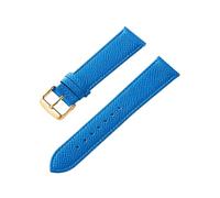 zyimodl 12-24mm Vibrant Colors Lychee Grain Soft & Flexible Cowhide Watch Strap with Quick-Release Spring Bar, 18mm