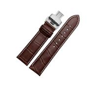 zyimodl 14-22mm Classic Design Skin-friendly & Soft Italian Cowhide Watch Strap for Quartz Watches, Mechanical Watches, 20mm