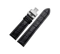 zyimodl 14-22mm Classic Design Skin-friendly & Soft Italian Cowhide Watch Strap for Quartz Watches, Mechanical Watches, 20mm