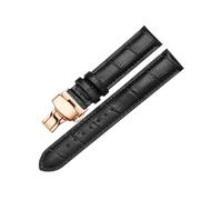 zyimodl 14-24mm Classic Design Lightweight & Breathable Cowhide Watch Strap with Quick Release Butterfly Buckle, 18mm