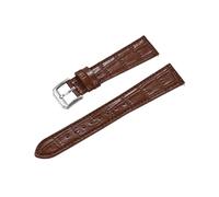 zyimodl 16-22mm Colorful Flat Soft Cowhide Leather Strap for Quartz Watch, Mechanical Watches, 19mm