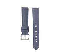 zyimodl 18-22mm Simple Style Breathable Canvas & Cowhide Combination Watch Strap with Quick-Release Spring Pin, 19mm