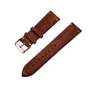 zyimodl 18-22mm Simple Style Colorful Soft Suede Leather Watch Strap with Quick-Release Spring Pin, 22mm