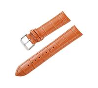 zyimodl 18-24mm Vintage Style Breathable & Comfortable Cowhide Leather Watch Strap with Installation Tool, 18mm