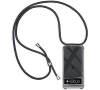 ZYIMOU For Google Pixel 6 Pro Strap Case, Mobile Phone Case Google Pixel 6 Pro Cell Phone Chain Case With Chain Protective String For Hanging Transparent Soft TPU Silicone Shock Absorber,