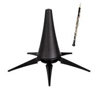 Zyiphor 10.5 cm Trumpet Stand Foldable Trumpet Stand Black Trumpet Stand for Clarinet in Horn with 5 Legs, Short Cone Holder for Clarinet A and B
