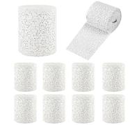 Zyiphor 10 Rolls 7.5cm x 2.7m Plaster Strips Quick Dry Fabric Plaster Strips for Moulding Crafts, Modelling, Pregnancy Belly Moulding