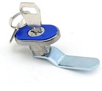 ZYJBDYZBD Plastic Lock Furniture Hardware Office Desk Mailbox Cam Lock Rotate 270 Degrees Tongue Lock with 2 Keys 1Pcs