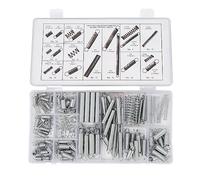 ZyjGaliliad 200Pcs Compression and Extension Springs Kit, 20 Styles Zinc Plated Steel Spring Assortment Set with Storage Box for Car Repair DIY Projects Home Fixtures