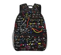 ZYJHYY Math Formula Print Casual Gym Bag Wear-Resistant Work Bag Hiking Backpack With Padded Back For Travel Camping