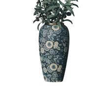 ZYJIX Ceramic Blue And White Vase European Chinese Style - Retro Ornaments For Flower Arrangement - Stunning Home Décor Piece(Color:Large)