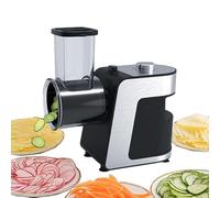 ZYJIX Electric Cheese Grater, 1000W Electric Shredder Vegetable Cutter - Multi Salad Maker With 5 Interchangeable Cones For Cheese, Fruit, And Vegetables