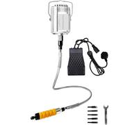 ZYJIX Electric Wood Chisel Carving Tool, Flexible Shaft, Pedal Control, High Power 750W