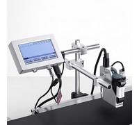 ZYJIX Industrial Inkjet Printers, Small Printer Inkjet Coder, Automatic Coding Machine Online Assembly Line Batch Date/Number Coding And Marking Machine, 25.4mm(Size:12.7mm)