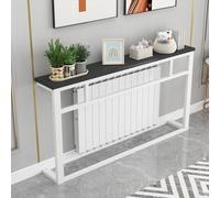 ZYJIX Radiator Shelf, Multi-Functional Over Radiator Storage, Thickened Steel Frame for Foyer and Hallway
