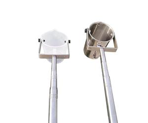 ZYJIX Water Sampling Dipper System,Pendulum Beaker Sampler Ladle, Telescopic Rod Water Sample Collector, River Deep Water Sampler Kit For Sewage Testing