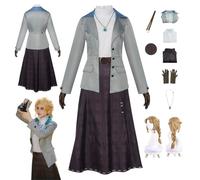 ZYJKGL Anime IdentityV Cosplay Uniform Alice DeRoss Cosplay Costume Full Set - Halloween Party Christmas Comic Exhibition and Anime Conventions Complete Set Outfit Adults