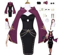 ZYJKGL Anime IdentityV Cosplay Uniform Fiona Gilman Cosplay Costume Full Set - Halloween Party Christmas Comic Exhibition and Anime Conventions Complete Set Outfit Adults