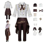 ZYJKGL Anime IdentityV Cosplay Uniform Luca Balsa Cosplay Costume Full Set - Halloween Party Christmas Comic Exhibition and Anime Conventions Complete Set Outfit Adults